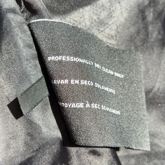 🌻GUESS Blue & Black Plaid Hooded Wool-Blend Trench Coat Jacket Size Medium - Picture 11 of 11